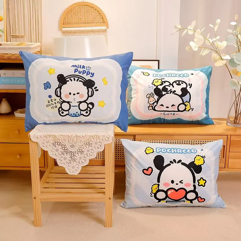 Kawaii pochacco Kissen bezug niedlichen japanischen Stil doppelseitig bedruckten Muster Kissen bezug Schlaf kissen Wohnkultur Weihnachts geschenke