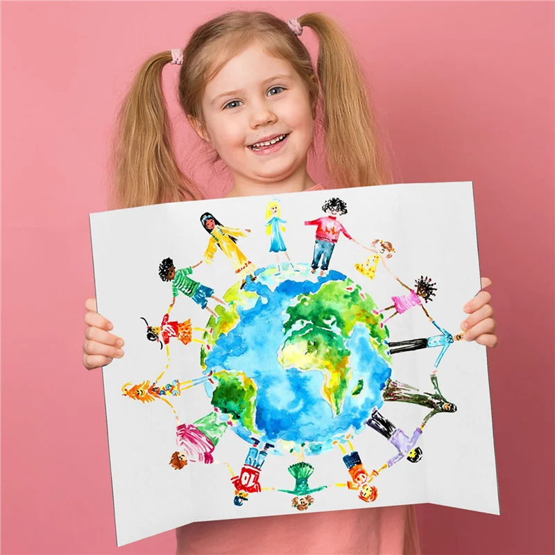 ASMA-8 قطع لوحة ملصقات ثلاثية الطي، لوحة ملصقات بيضاء تأتي مع ملحقات لاصقة، لوحات عرض مموجة M #6