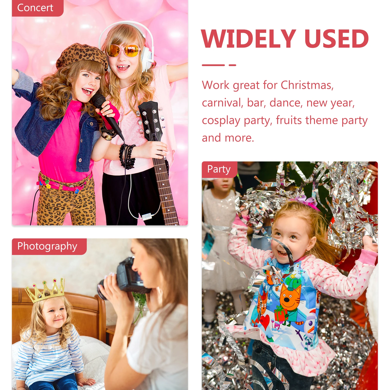 

2Pcs Strawberry Headband Fruits Hairband Beautiful Hair Accessories Dance New Year Party Strawberry Headband