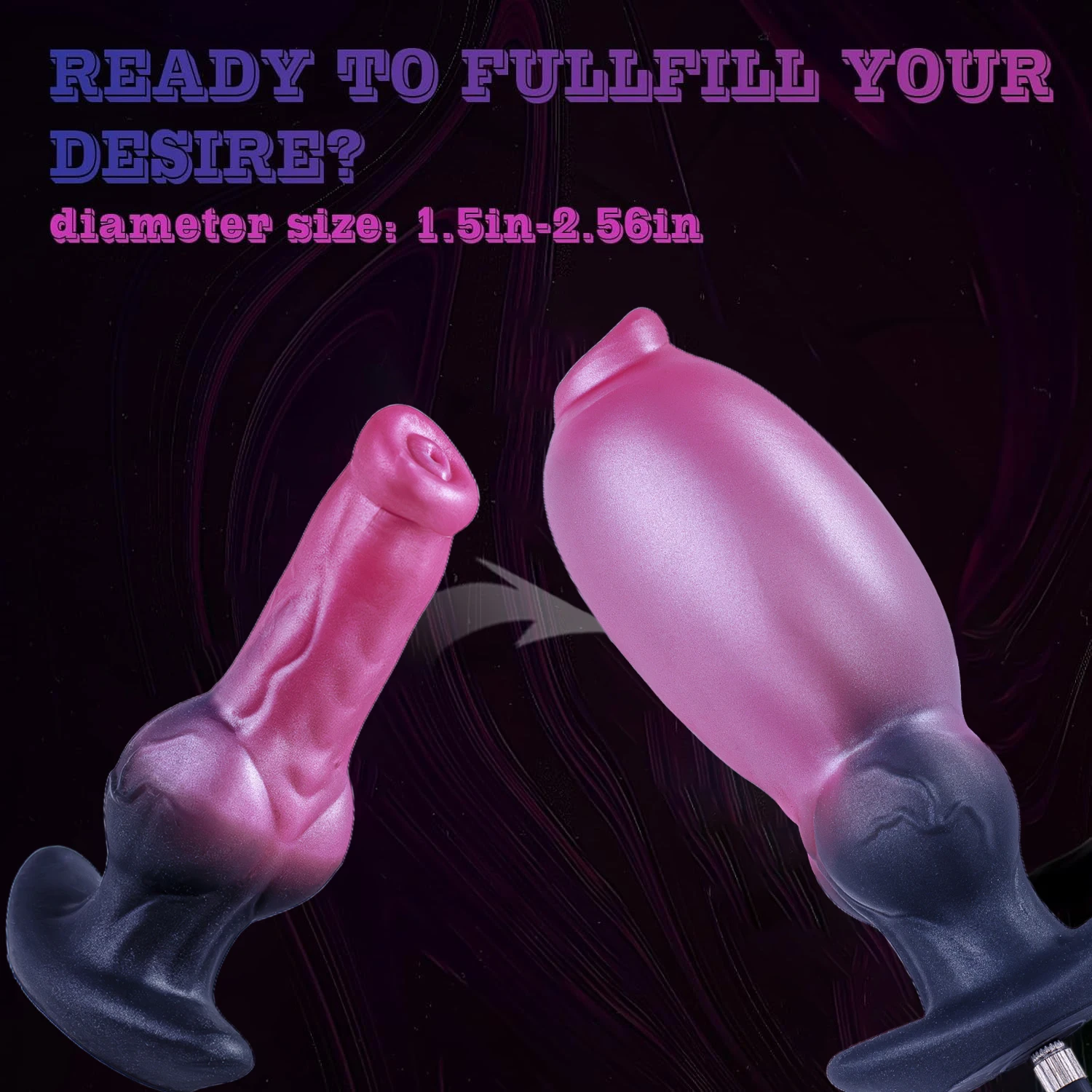Fancy Multicolor Inflatable Butt Plug Anal Masturbator Male Prostate Massager Female Clitoral Massager Dilator Adult Sex Toy 18+ view 2