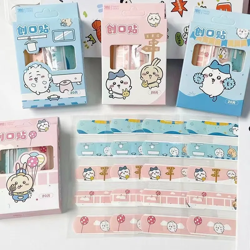 Anime New Kawaii Chiikawas Cartoon Band Aid Bandages Waterproof Breathable Wound Decoration Children Daily Essentials For Girls