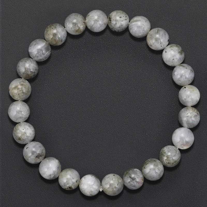 8mm Gray Labradorite Bead Brac - Coupling 8Mm recension och pris