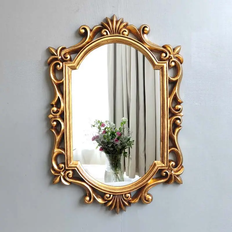 Makeup Brushes Decoration Bedroom Mirror With Led Light Small Appearance Full Body Mirror Room Accessories Floor Mirrors House