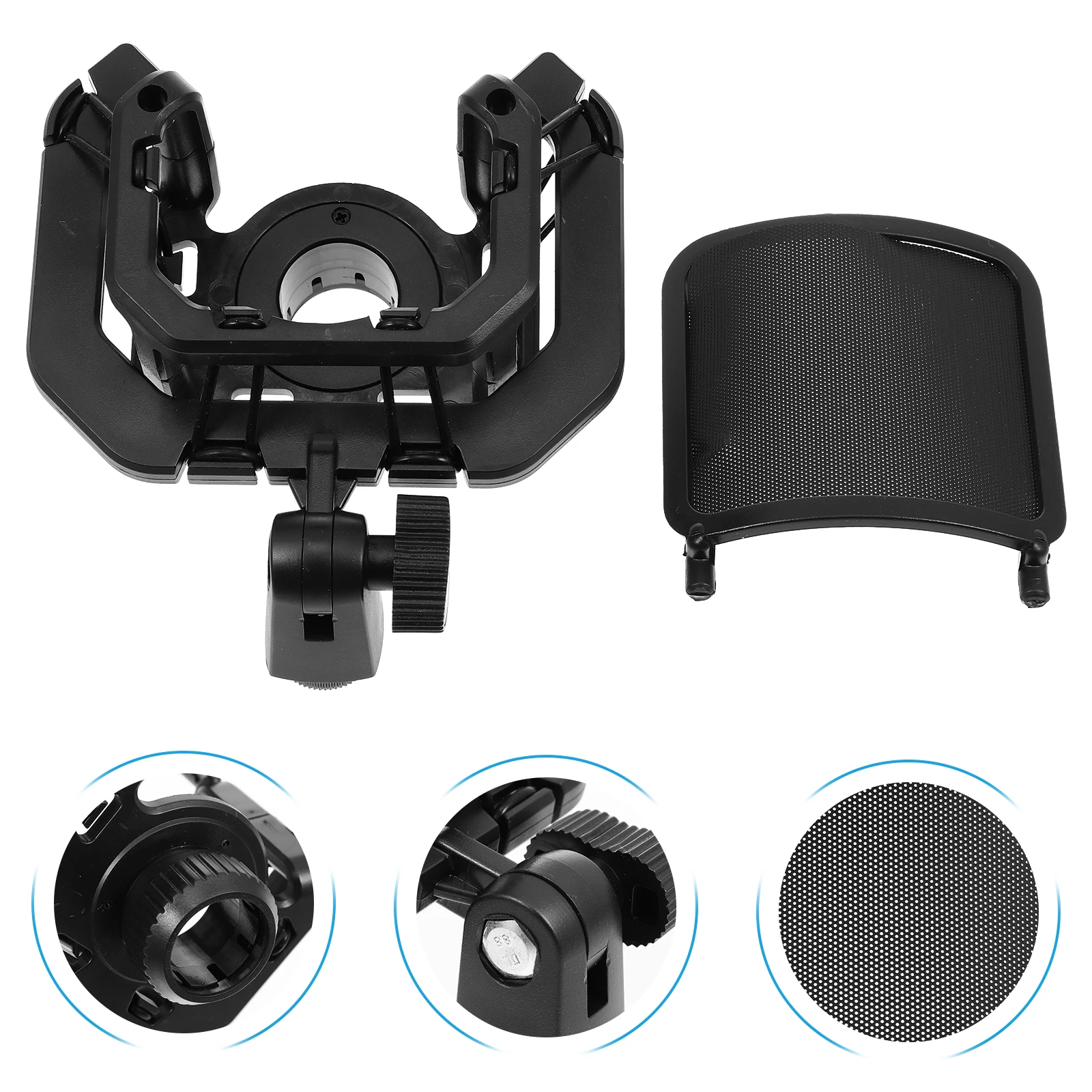 

Mic Anti Vibration Mount Microphone Shock Protective Guard Noise Reduction Plastic Shockproof