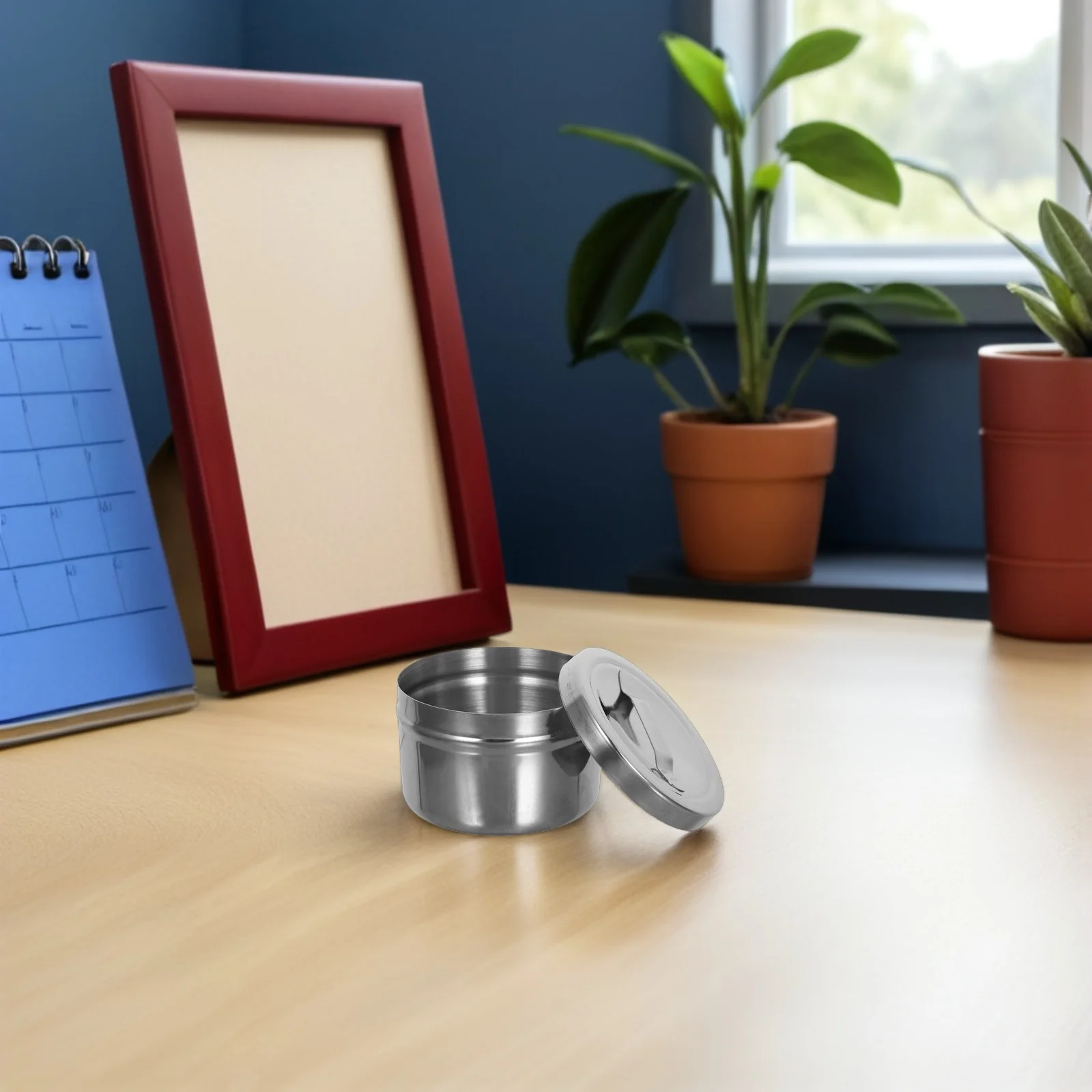 

6 Pcs Disinfection Cotton Tank Bud Storage Buds Organiser Jar Round Holder Pad Organizer Dispenser Case