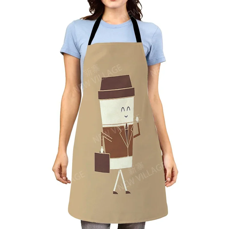 Aesthetic Women kitchen apron kids original Children Waterproof girl princess waiter work apron oil proof cartoon kawaii cute