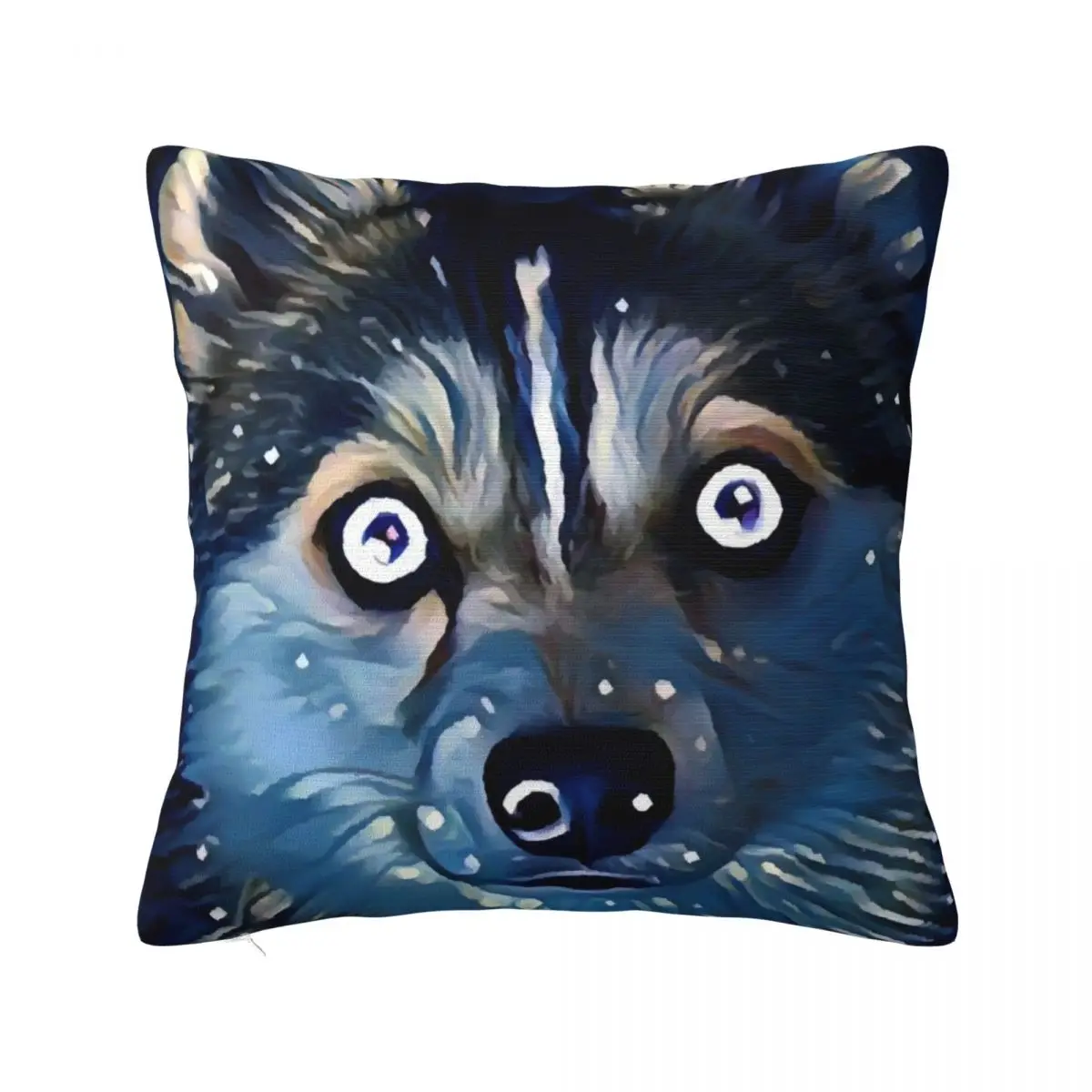 

Pomsky Throw Pillow Cushions For Sofa luxury decor Christmas Covers