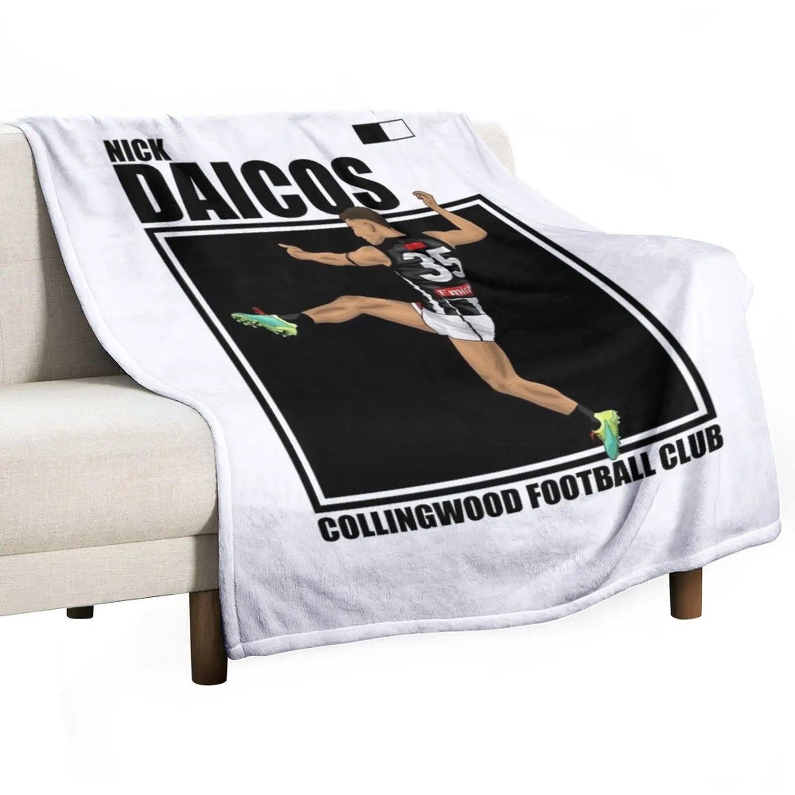 Nick Daicos Throw Blanket For Decorative Sofa Hair Decorative Throw Blankets