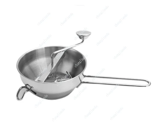 Suitable for manual vegetable grinder, stainless steel rotating filter cartridge, sauce grinder, triple grinding