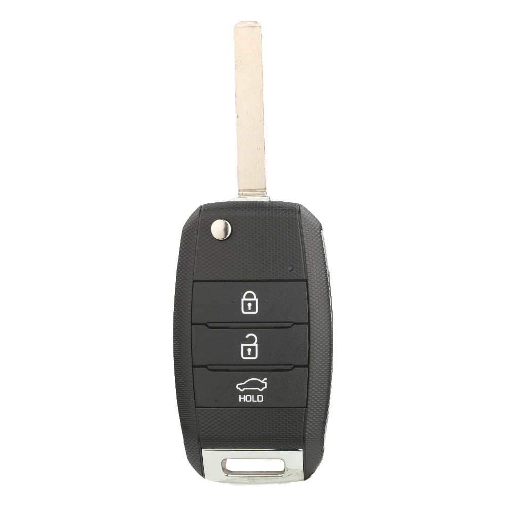 

jingyuqin 3 Buttons Remote Car Key Fob 433MHz ID46 CHIP For KIA Venga 2014 2015 2016 2017 2018 2019 95430-1P500 RKE-4F13