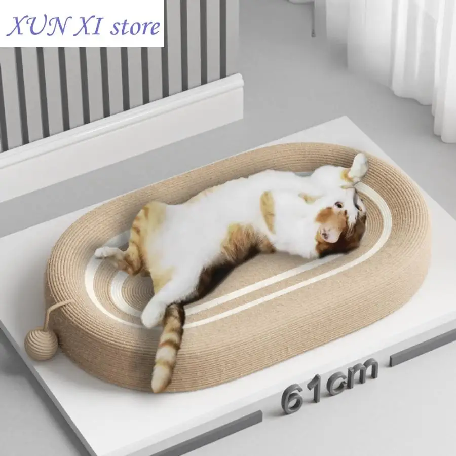 

New Comfortable indoor cat mat, cute breathing habits, lightweight cat scraper, small animal cardboard for home use