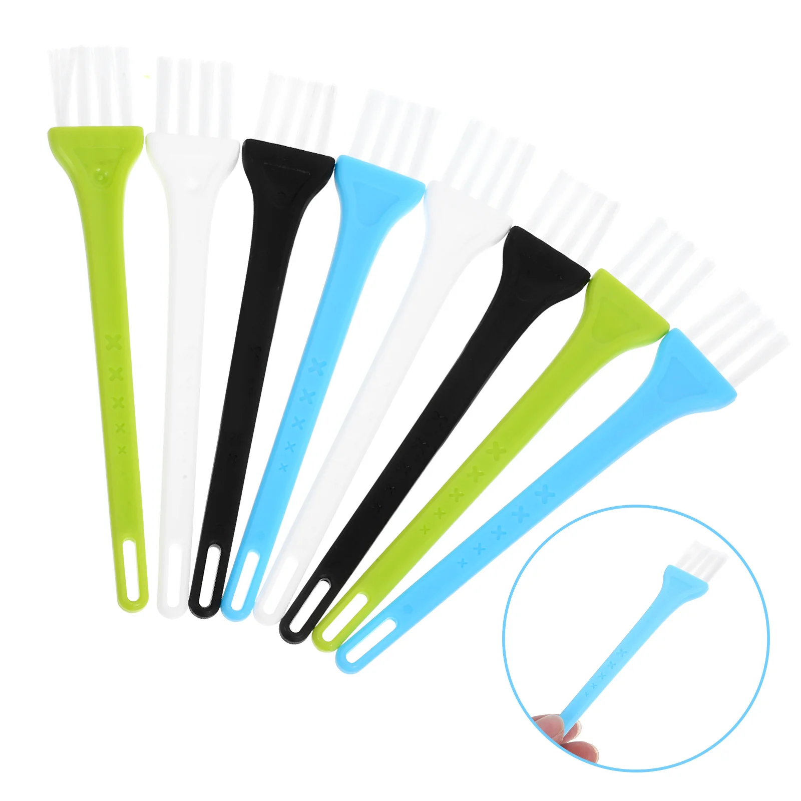 8 Pcs Cleaning Brush Nylon For Computer Keyboard Brushes Small Clipper Crevice Scrub Electric Razor