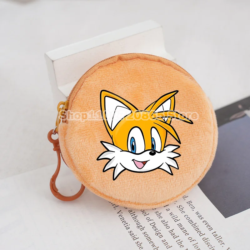 Sonics Geldbörse Niedlichen Cartoon Anime Hohe Qualität Plüsch Mode Zipper Brieftasche Baby Jungen Mädchen Student Candy Mini Tasche Kinder Geschenk