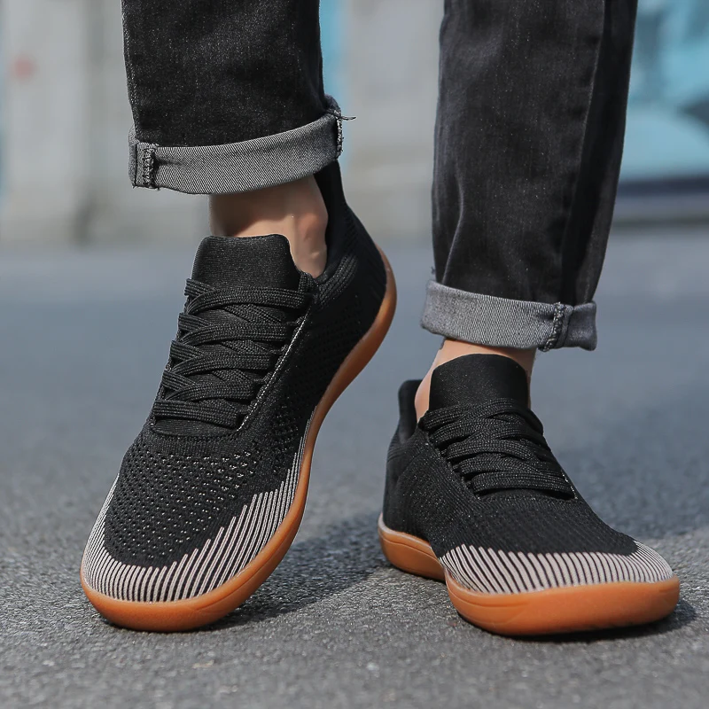 

New Unisex Wider Shoes Men's Mesh Wide Minimalist Barefoot Shoes Brand Flats Soft Zero Drop Sole Wider Toe Sneakes For Men Women