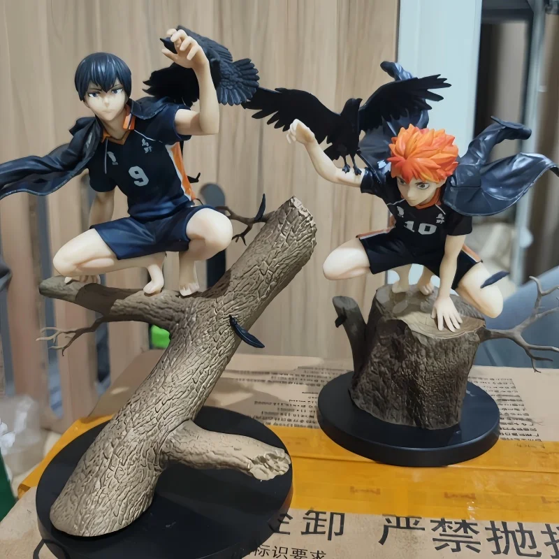

21cm Artfx J Haikyuu!! Anime Figure Shoyo Hinata Action Figure Haikyuu Tobio Kageyama Figurine Collectible Model Doll Gifts Toys