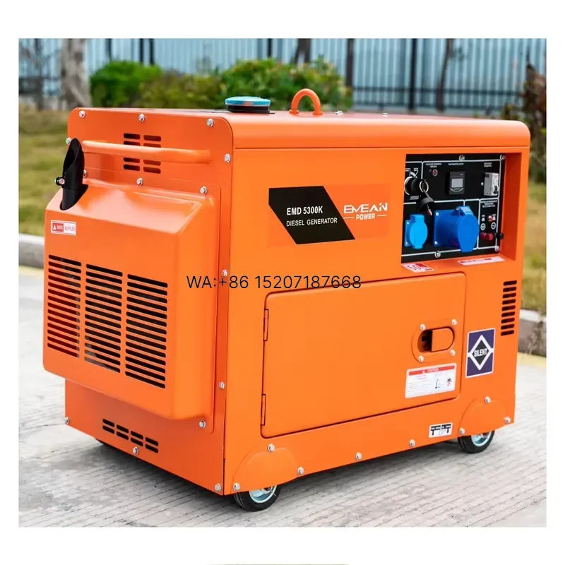 Wmwmnu for 8kw Silent Generator Set 8kva 10kva 3 Phase Power 8000w Generator