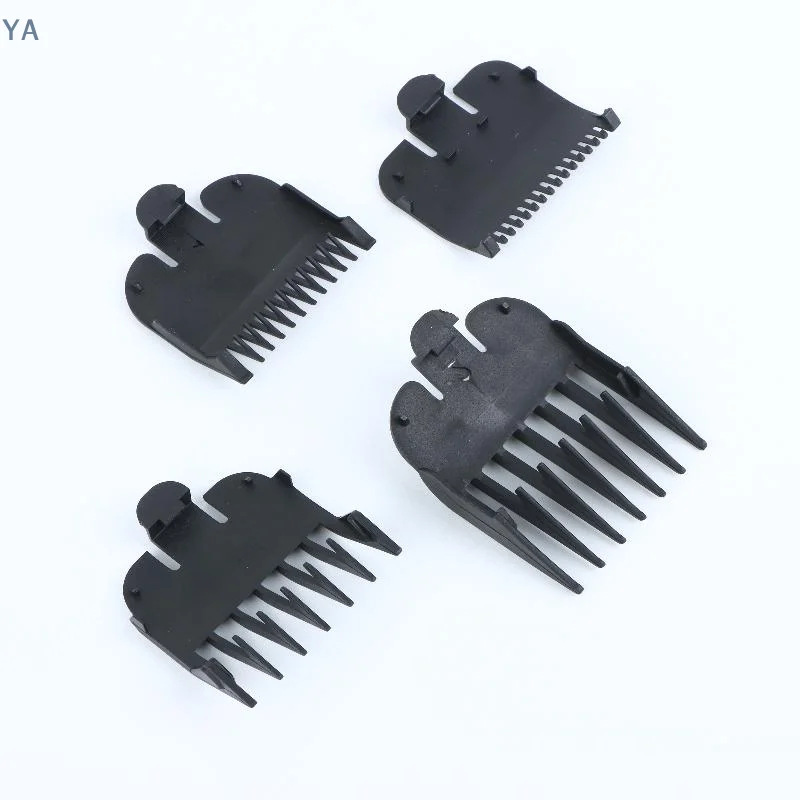 【SA】1/2/3/4Pcs Hair Clipper Guards Guide Combs Trimmer Styling Tools Attachment Black Limit Comb Set Compatible 1.5/3/4.5/6mm view 6