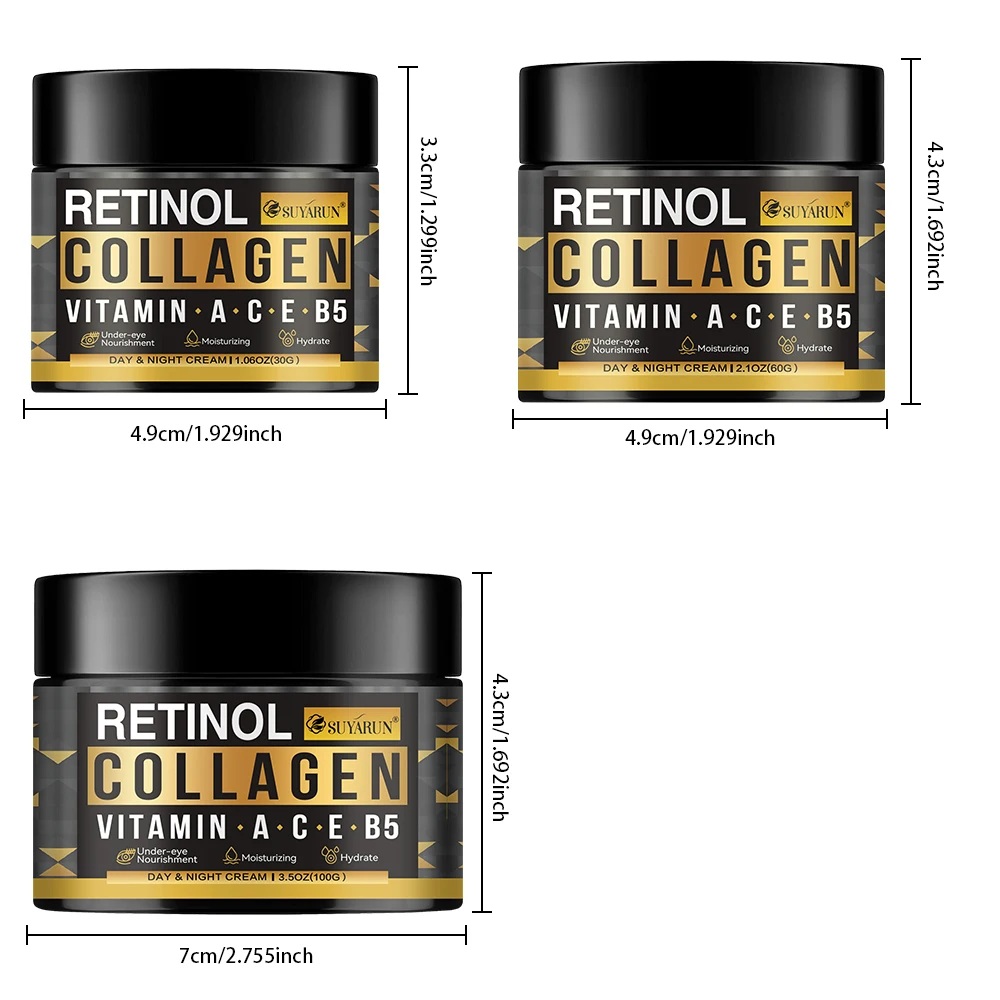 SUYARUN Retinol Moisturizing Cream, Rich in Aloe Vera Leaf and Tocopherol Raw Materials, Universal Skin Care for Men. image 4
