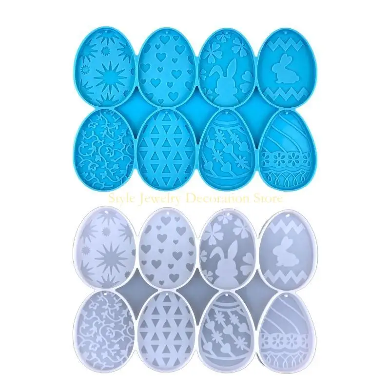 

D46E Easter Day Series Charms for Key Pendant Decorative Silicone Mold for Home Decor