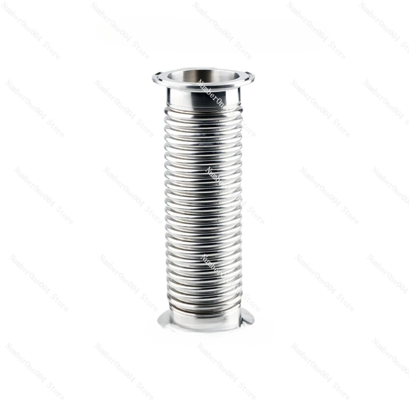 Applicable To 304 Sanitary Grade Fast Installation Bellows Stainless Steel Clamp Steel Wire Braided Mesh