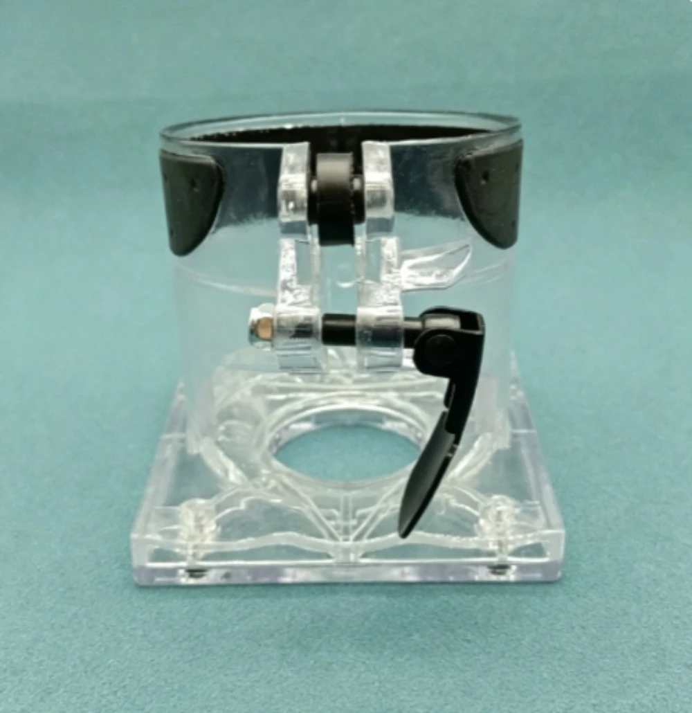 Trimming machine base plastic shell oblique accessories transparent cover protective cover for LY3703-01