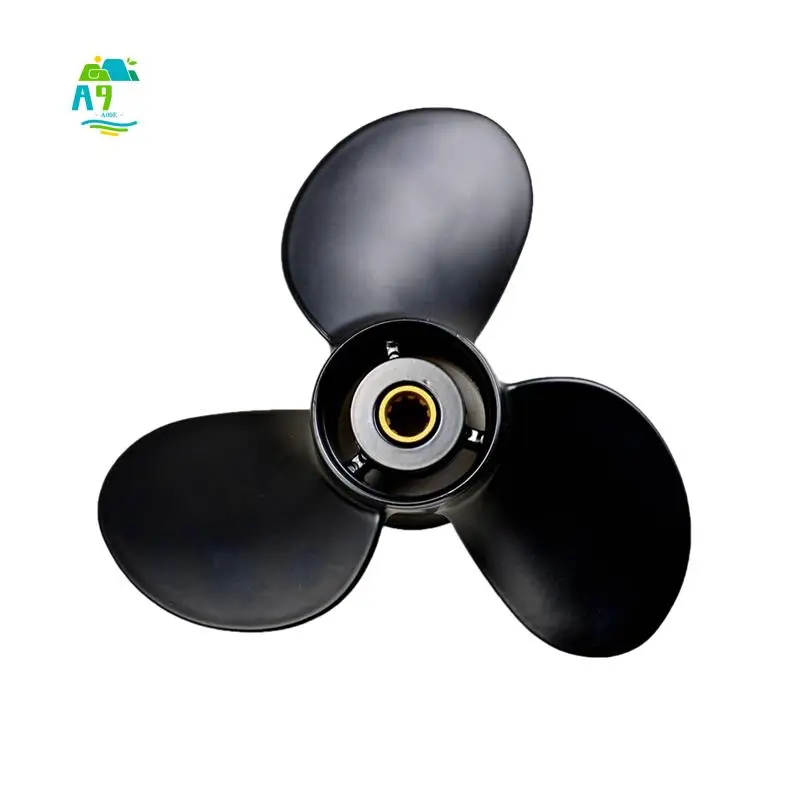 

A09E-Outboard Propeller 9 1/4X10 58100-93733-019 For Suzuki 8 9.9 15 20 HP Motor, 3 Blade, 10 Spline, Marine Parts