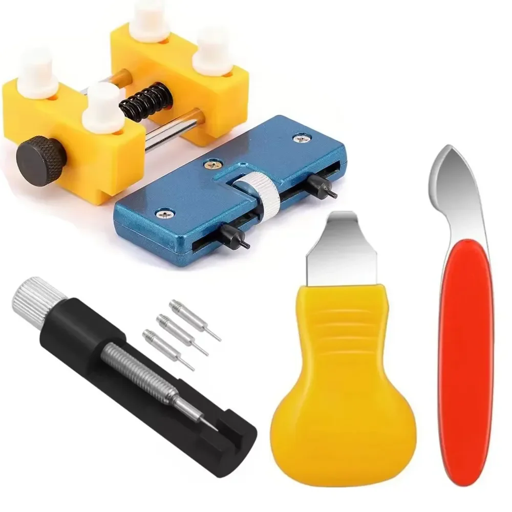 1 Set Watch Battery Replacement Tool Kit Watch Back Case Opener and Remover Watch Bracelet Adjuste Repair Tool