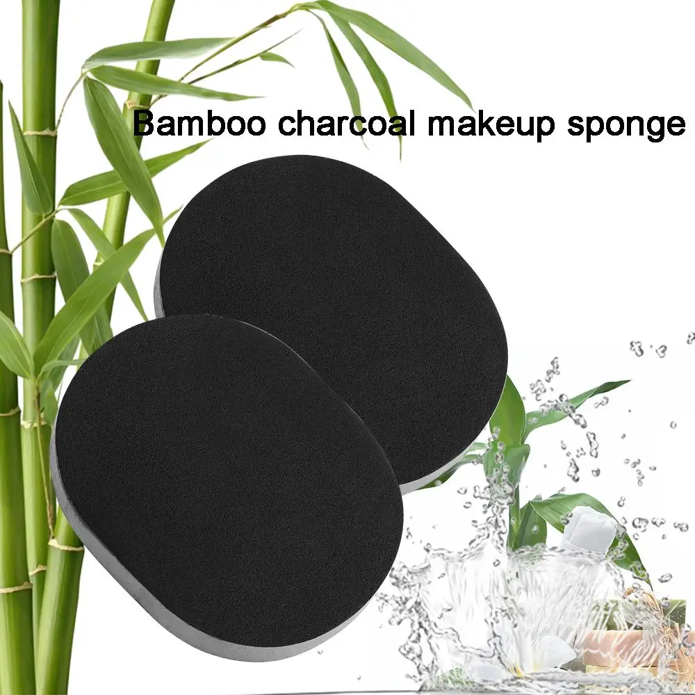 Portable Washing Tools Facial Cosmetic Puff Cleaning Makeup Remover  Bamboo Charcoal