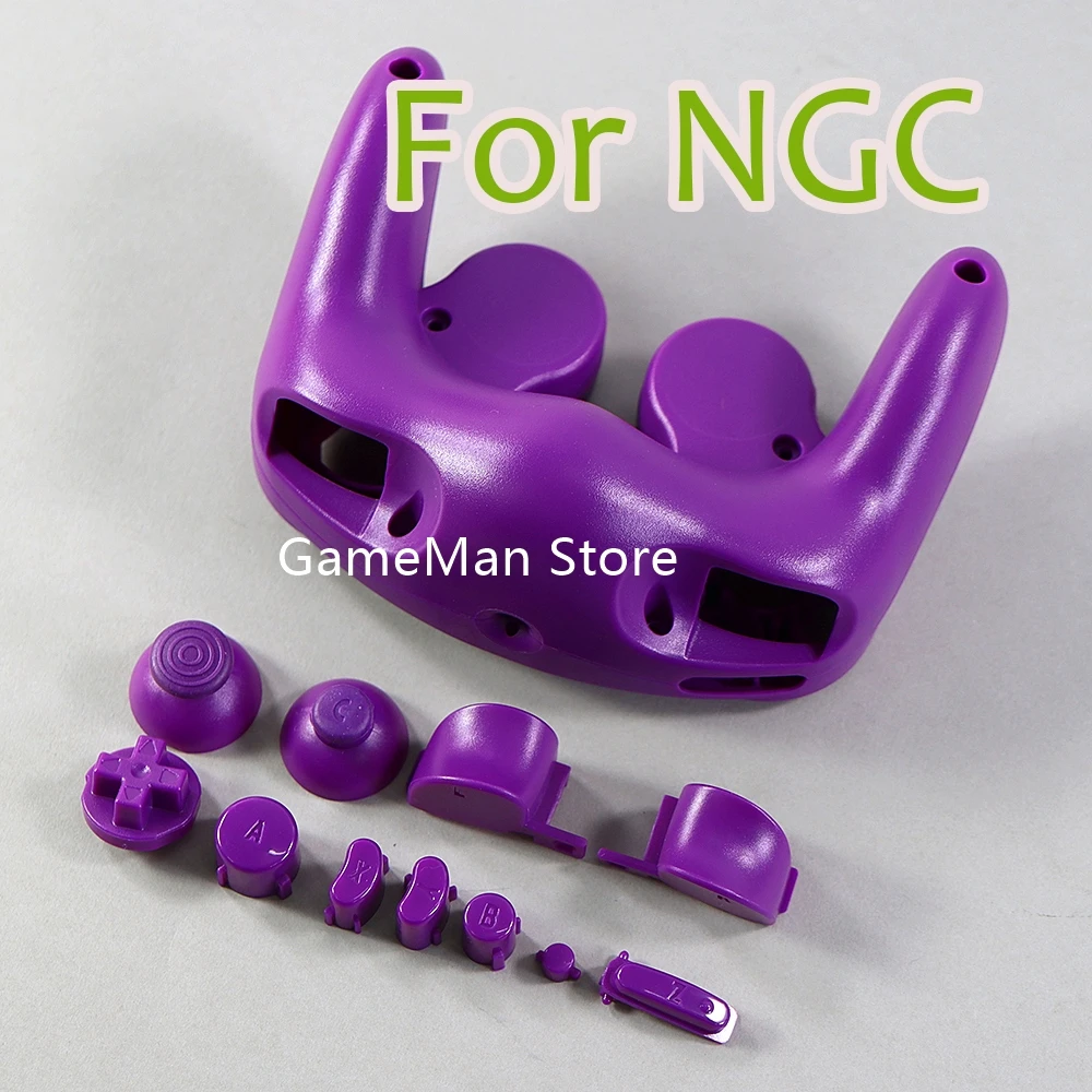 

1set For Gamecube Handle For NGC Controller Replacement Front Back Shell Housing Cover Case With ABXY L R Z Dpad Button