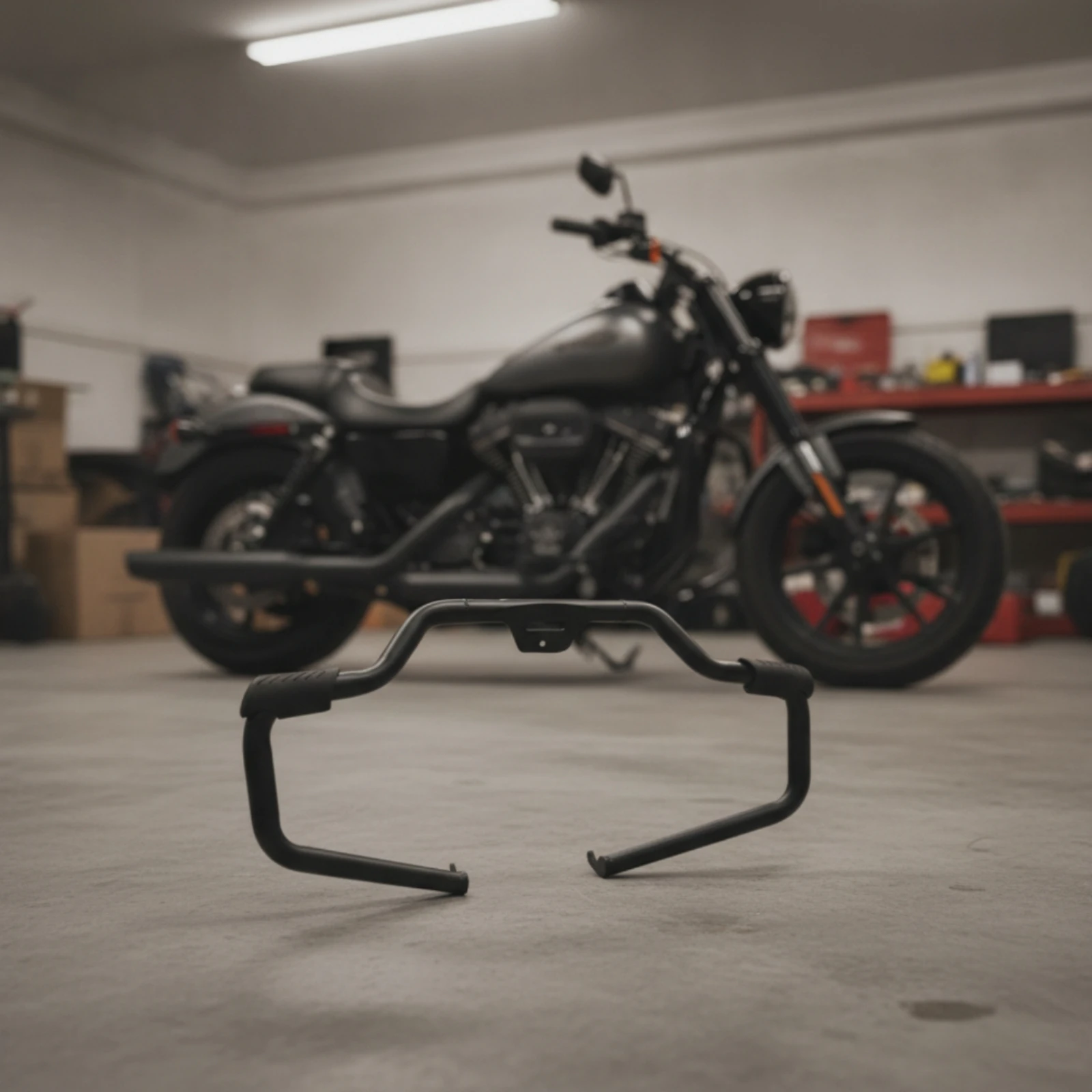 Front Engine Guard Defensive Front Crash Bar Motorcycle Crash Bar Easy to Install Sleek for Motorcyclists, Motorcycles
