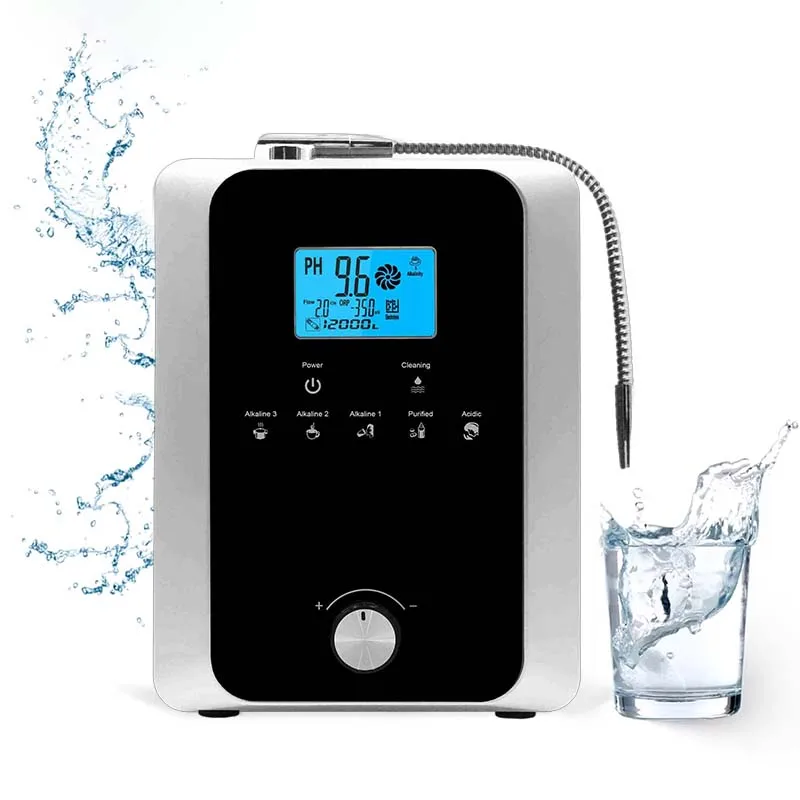 Japan Technology Alkaline Water Machine Ionizers PH Water Device 5/7/11 Plates Plate Platinum Coating Alkaline Water Dispenser