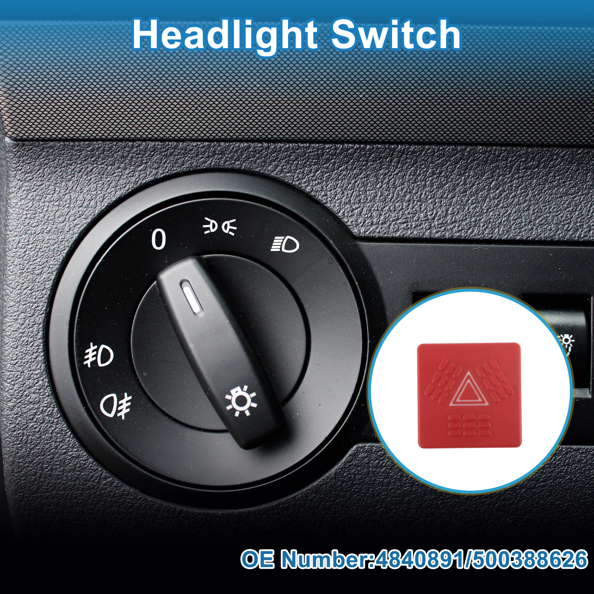 

UXCELL Headlight Switch for Iveco Stralis 380 2005 No.4840891/500388626 1 pcs