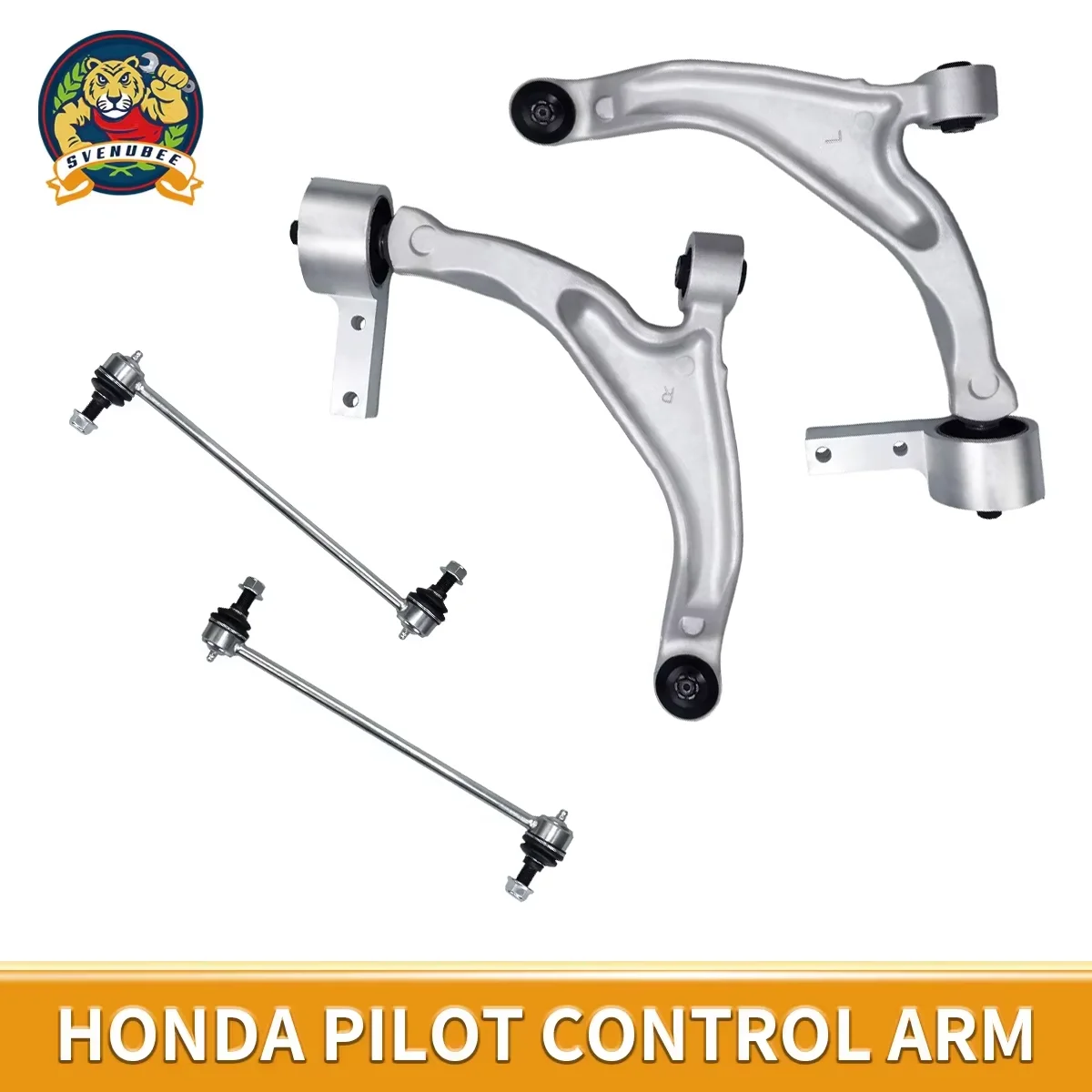 

Svenubee Front Lower Control Arm Stabilizer Sway Bar Link Suspension 4Pcs Kit for Honda Pilot 2009 2010 2011 2012 2013 2014 2015