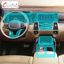 Voor Kia Sorento Mq4 2021-2023 Auto Interieur Middenconsole Transparant Auto Pak PPF-TPU Beschermende Film Anti-Kras Accessoires