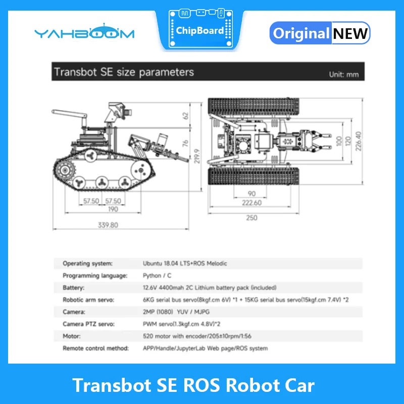 Transbot SE ROS Robot Car for Jetson NANO B01/Raspberry Pi