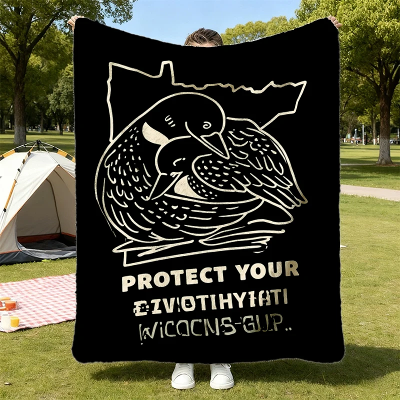 Protect Your Neighbors Flannel Blanket