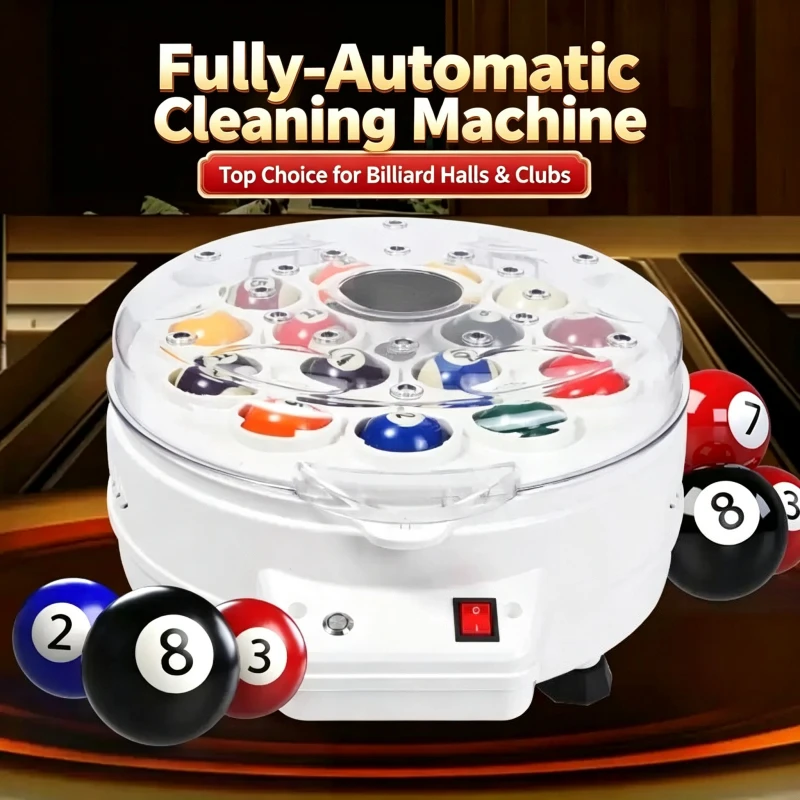 16Snooker Balls Hot Selling Automatic Billiard American Pool Ball Cleaner Wash Polish Billiards Washing Machine Without the ball