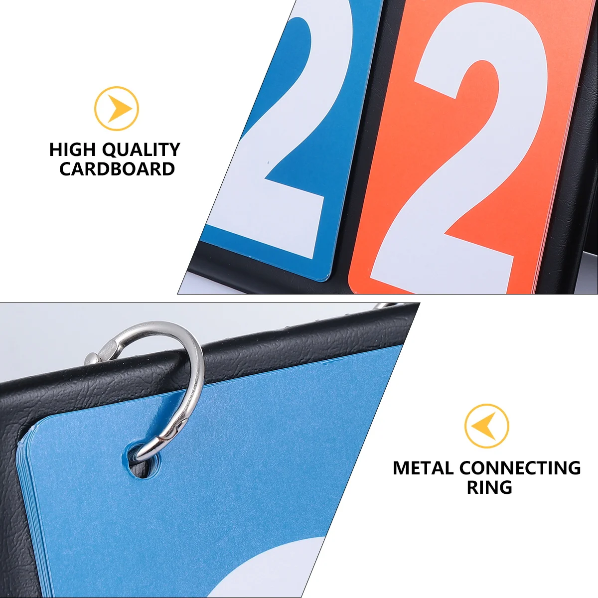 

2PCS Basketball Scoreboard Counter Portable 2 Scoreboard Sports PVC Score Flipper for Volleyball for Sport