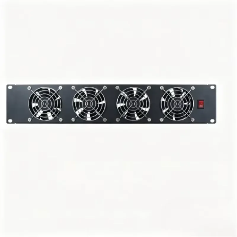 For 19 Inch Server Rack Mount 3U 220V High Power Exhaust Cooling Fan Panel with Lightning Protection
