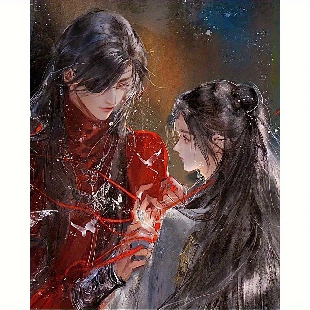 

500/1000pcs Adult Jigsaw Puzzle Blessing of Heavenly Court Puzzles for Gameroom Bedroom Livingroom Gift Challenging Game