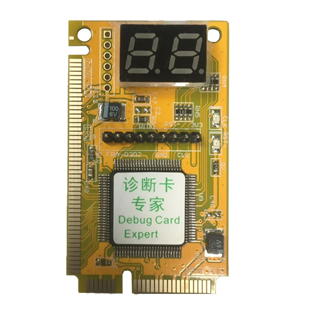 3 in 1 Mini PCI PCI-E LPC PC Analyzer Tester Notebook Diagnostic Card Notebook Combo Debug Card for Notebook Laptop Express Card