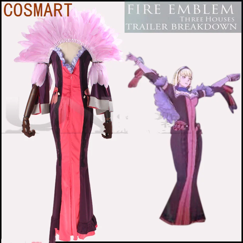 

COSMART Game Fire Cosplay Emblem Constance Cosplay Costume Halloween Uniform Women Party Carnival Dress