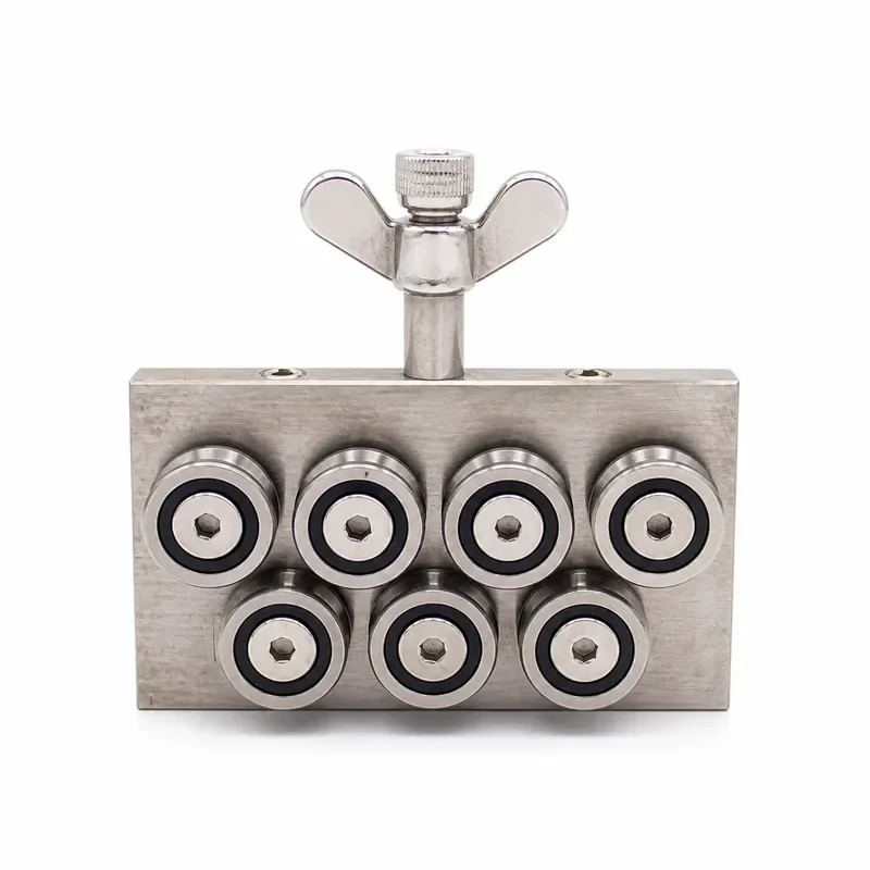 Manual 7 Wheel Wire Straightener Machine for 1-2.5mm Copper Stainless Steel Iron Cable Rod Metal Straightening Tool