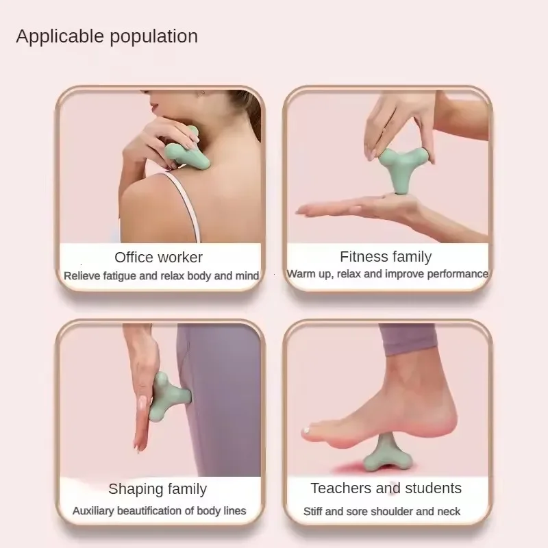 Four Corner Fascia Ball Plantar Ball Massage Shoulder Neck Waist Hand Muscles Lactate Exercise Relaxation Meridian Fitness Ball gallery 4