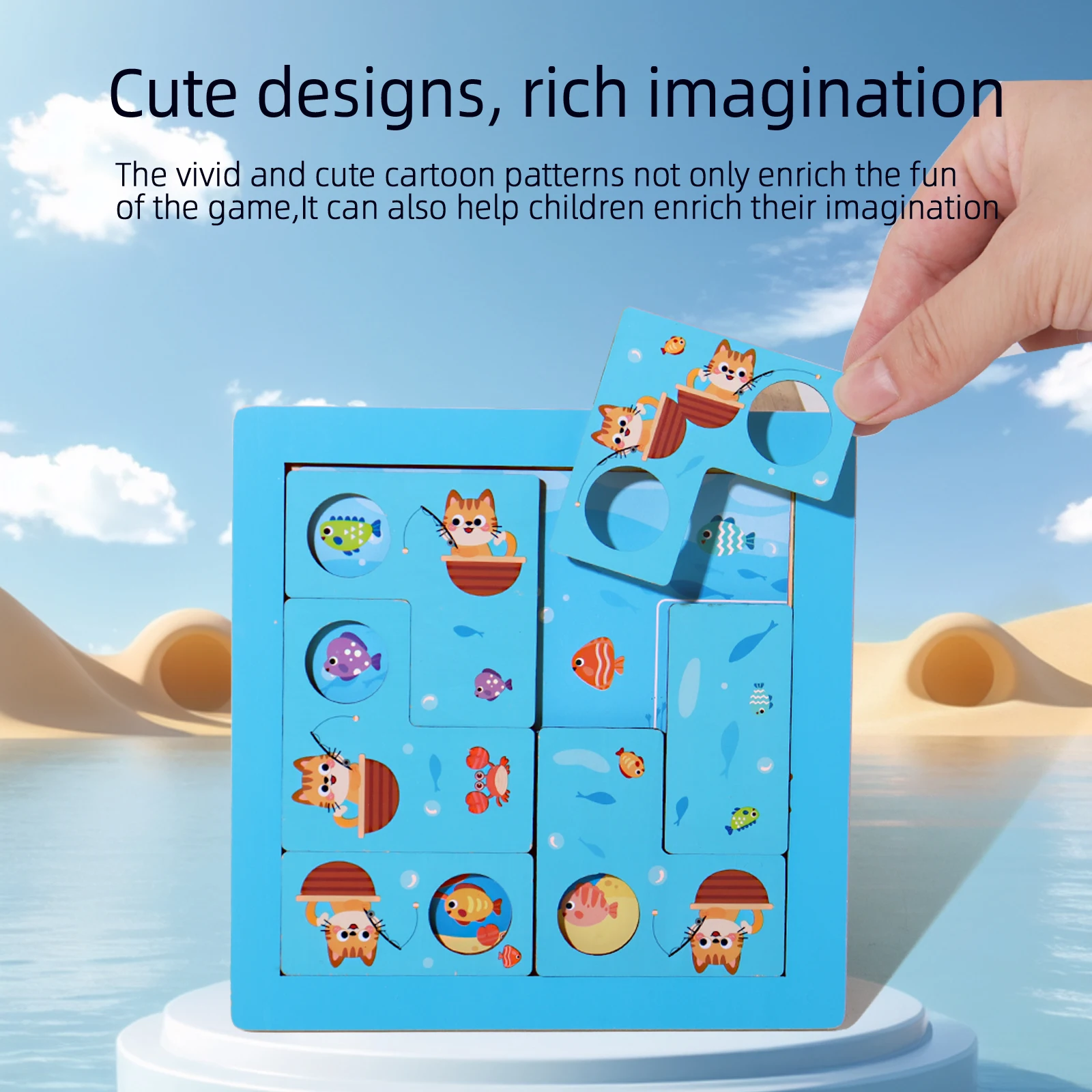 Educazione precoce Formazione del pensiero logico Giochi intellettuali Bambini Puzzle di api Puzzle Gioco da tavolo Giocattoli sensoriali di logica spaziale