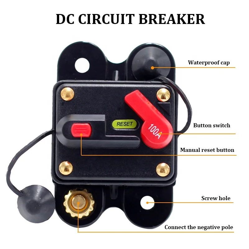 30A 40A 50A 60A 80A 100A 125A 150A 200A 250A 300A Circuit Breakers with Cover amp Breaker Manual Reset