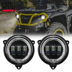 ATV 2PCS DRL Low Beam Headlamp for Can-Am Outlander 500 650 800 850 1000 XMR STD XT XT-P 2012-2021 2022 #710006177 LED Headlight