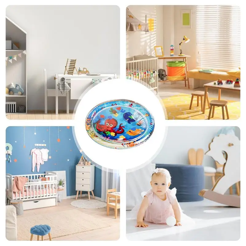 Wasser Spielen Matte Für Baby Bauch Boden Wasser Matte Aufblasbare Spielen Wasser Matte Sensorischen Pädagogisches Spielzeug Motorik Aktivität Zentrum Für