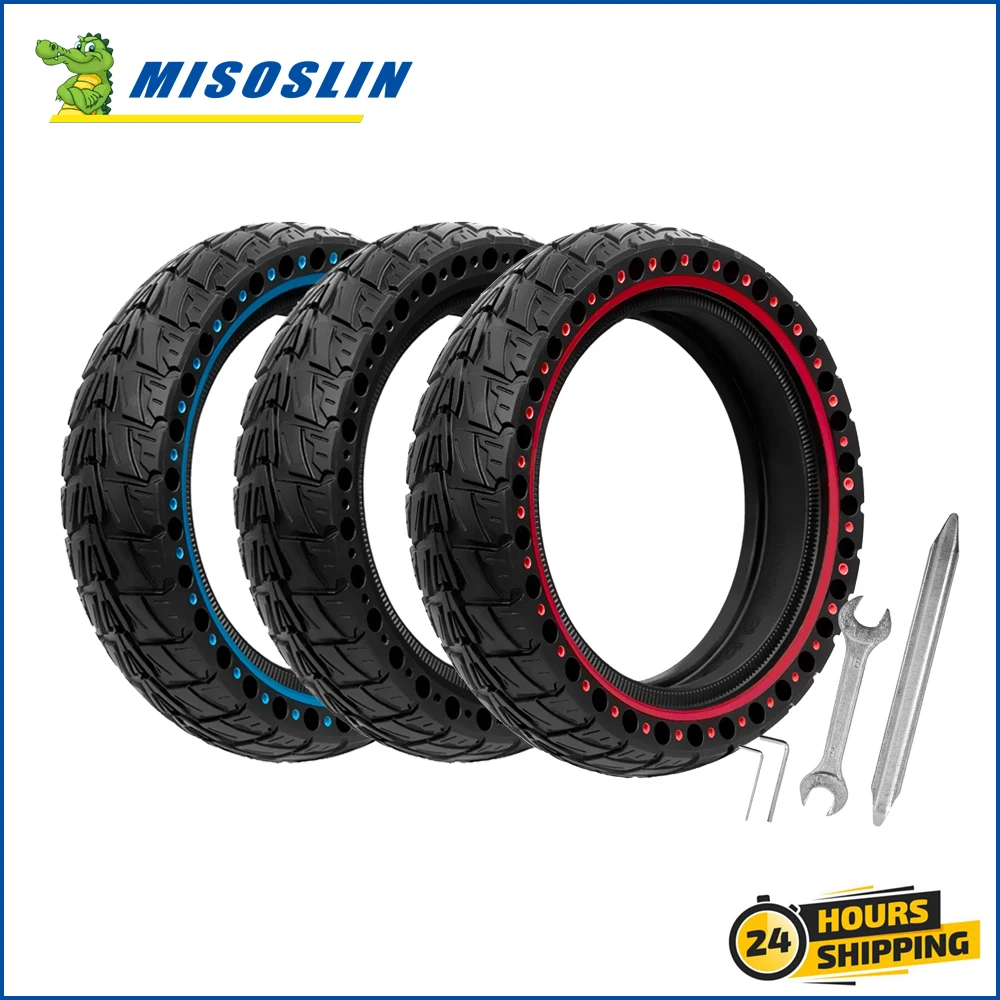 Solid Tire for Xiaomi M365 Pro 1s Pro2 Electric Scooter Tires 8.5x2.0 Honeycomb Shock Absorption Damping 8.5Inch Tyre with Tool