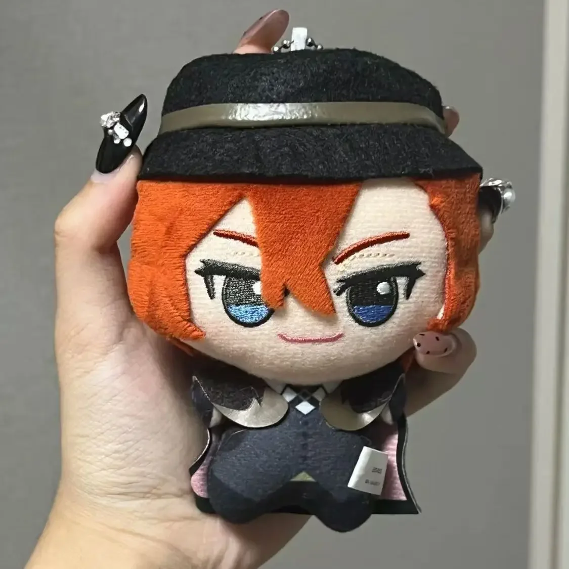 

10cm Anime Ryunosuke Akutagawa Kunikida Doppo Adorable Printed Nunu Body Pendant Plush Cotton Doll Pendant Toys Kawaii Gift